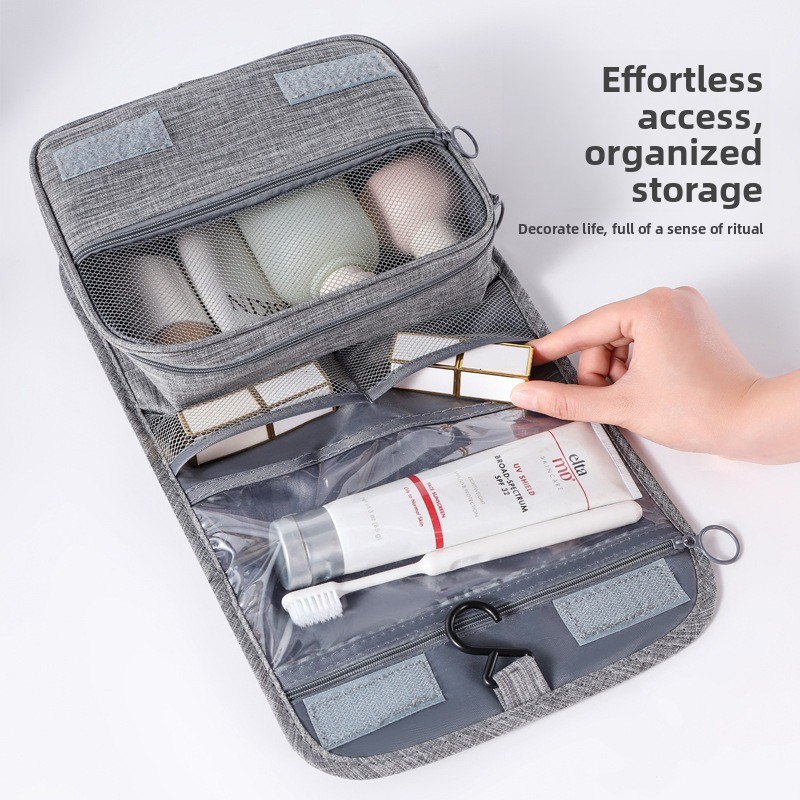 Travel Organizer Men - Büyük Kapasiteli Asılı Tuvalet Çantası Islak-Kuru