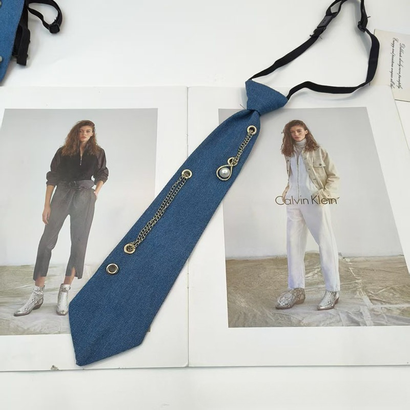 Kovboy Tarzı Mavi Kravat JK Gö - Men Accessories Neck Chain incelemesi ve fiyatı