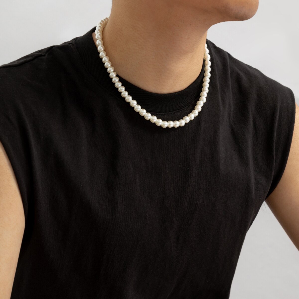 Basit taklit-inci boncuklu kıs - Men Accessories Neck Chain incelemesi ve fiyatı