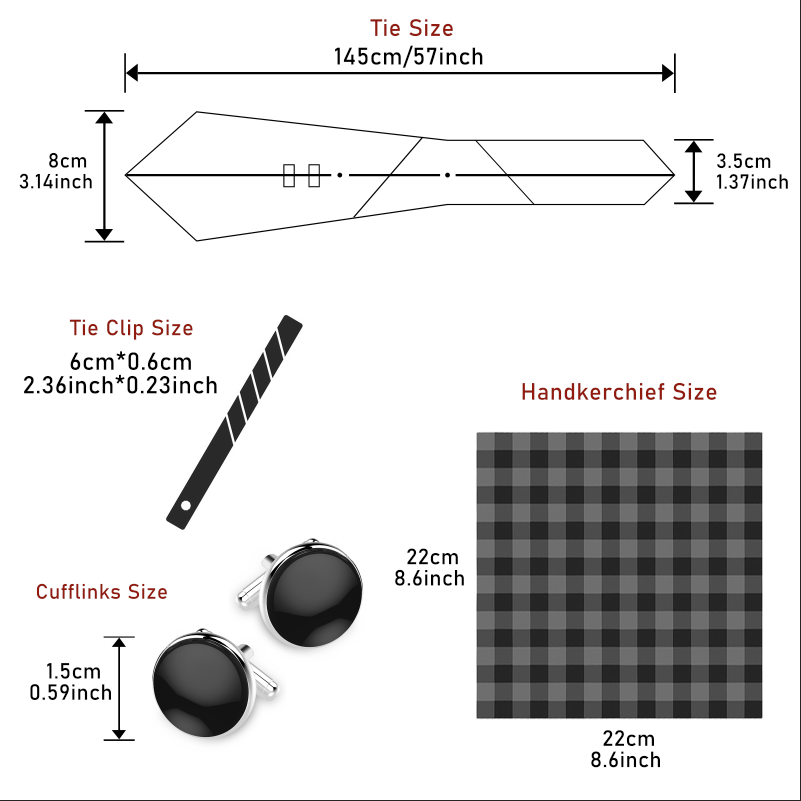 Sıcak Satış 8 cm Kravat Mendil - Neck Tie Set Box incelemesi ve fiyatı